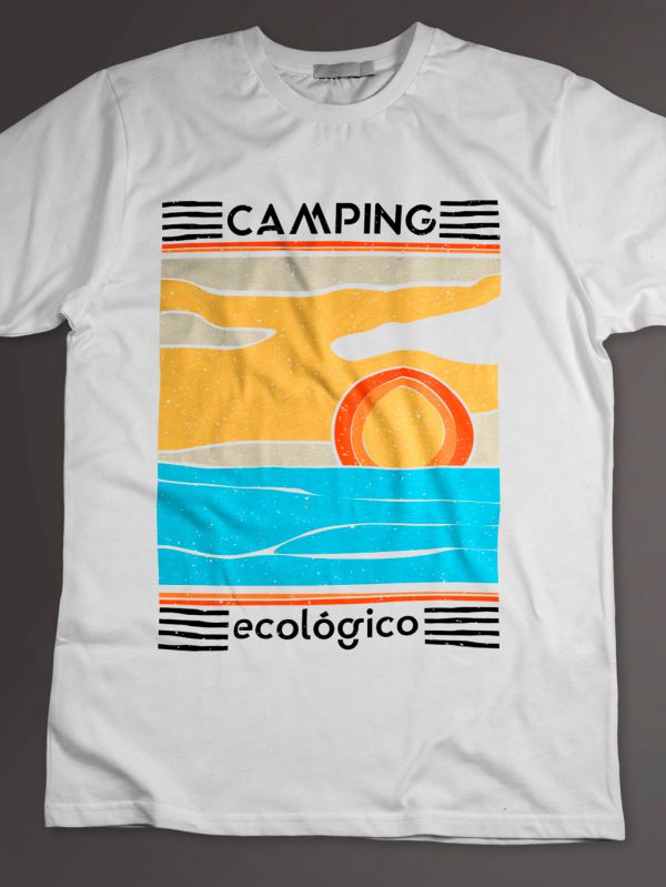 Camiseta Camping Ecológico